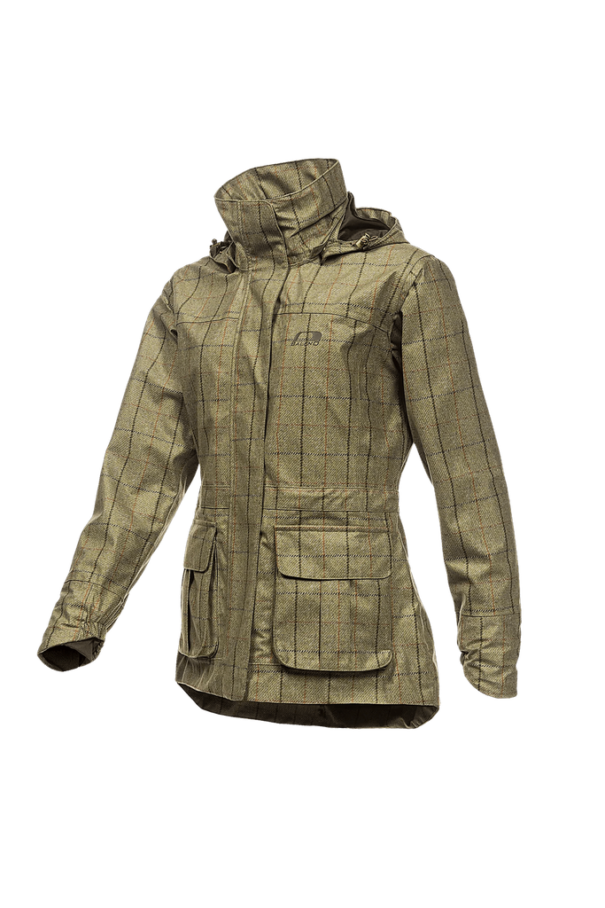 Pembroke - Printed tweed ladies packaway jacket 