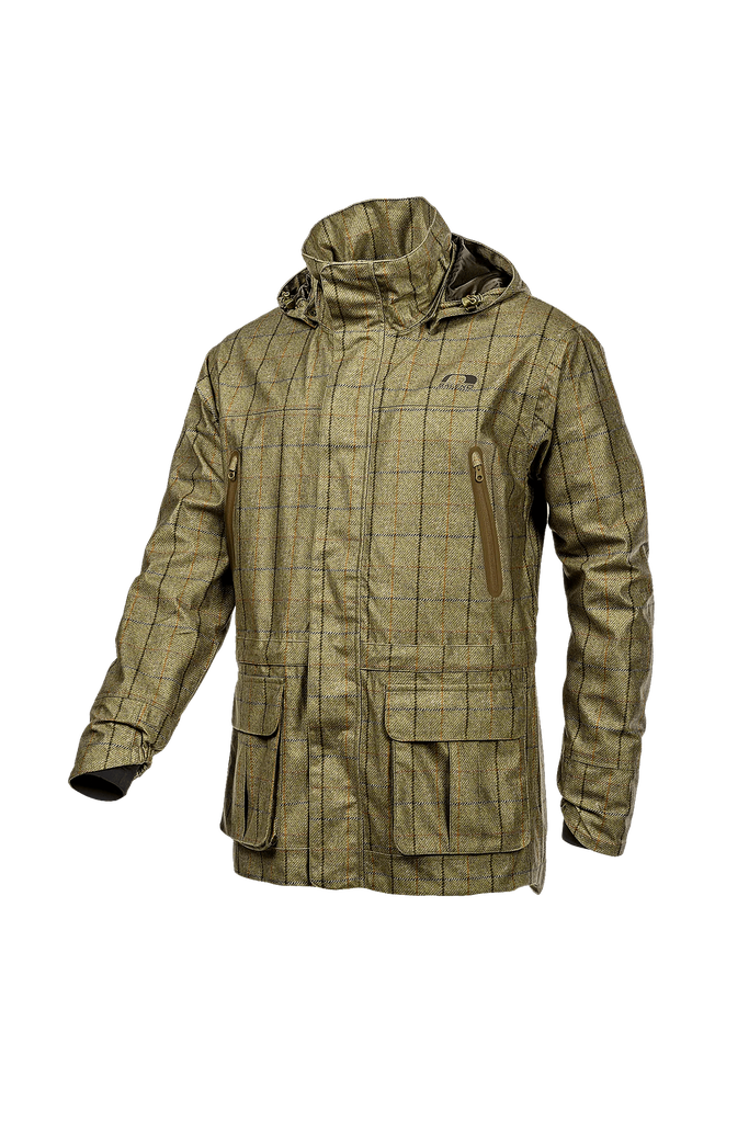 Moorland - Printed tweed men's packaway jacket