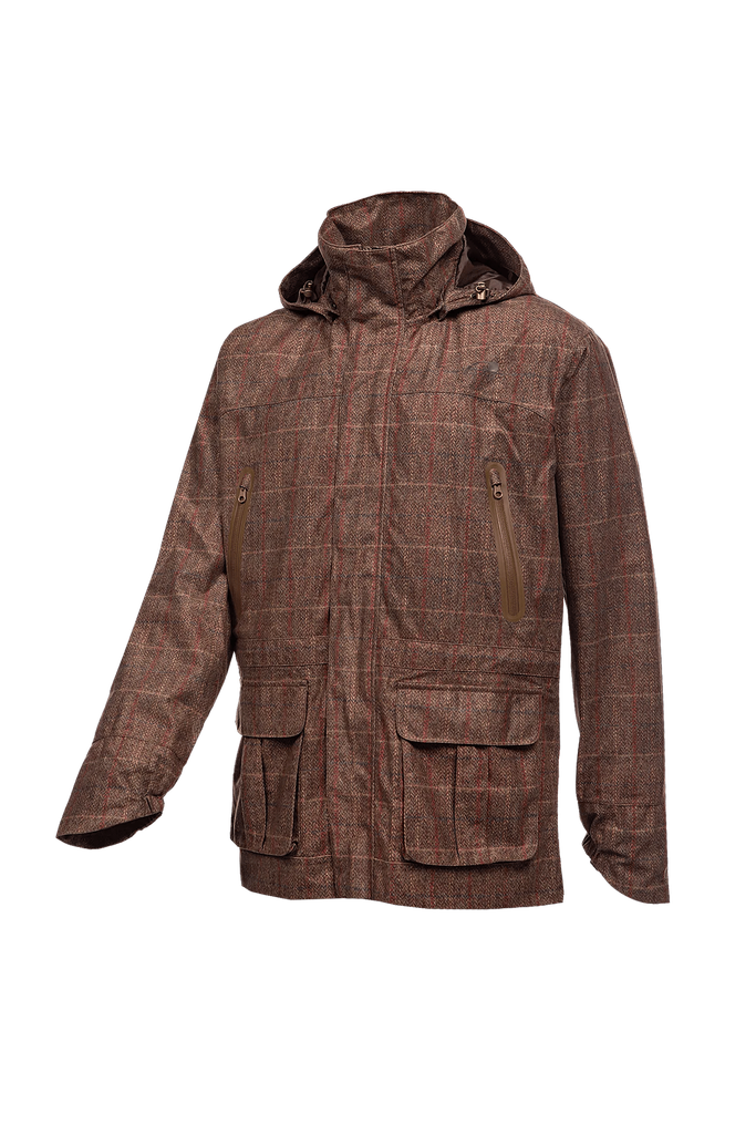 Moorland - Opvouwbare jas met tweed print voor heren