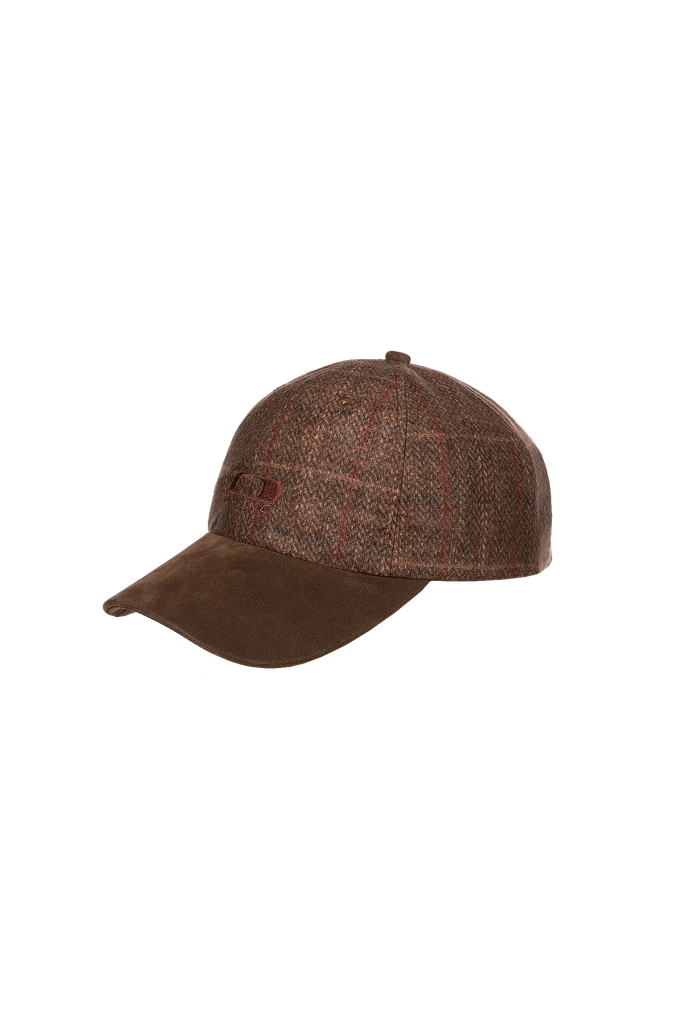 Edward - Casquette en tweed imprimé