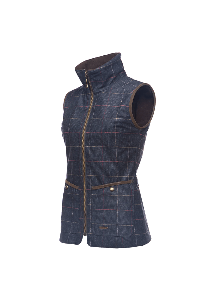 Perth - Gilet en tweed imprimé pour femmes
