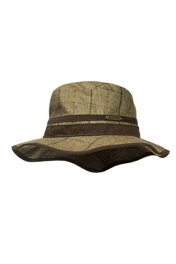 Caitlin - Bedruckter wasserdichtes Tweed-Hut