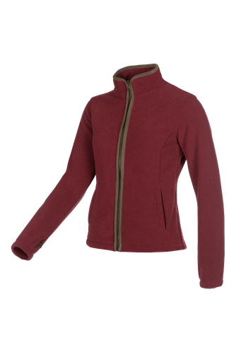 Sarah - Fleece jacket voor dames Bordeaux (R48)