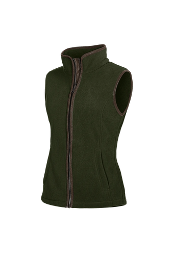 Sally - Fleece bodywarmer voor dames Kakigroen (A96)