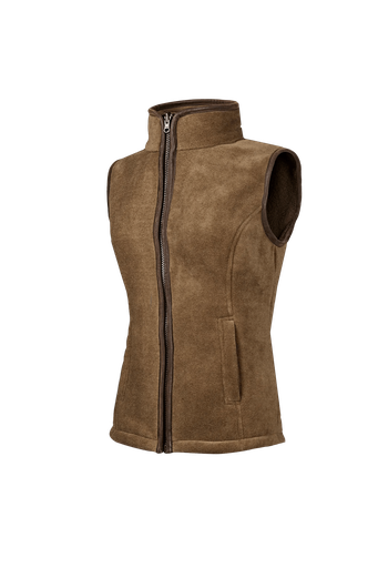 Sally - Fleece bodywarmer voor dames Camel (E64)
