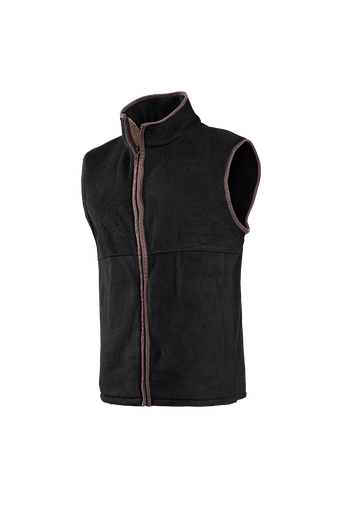 Harvey - Fleece gilet men Anthracite grey (N02)