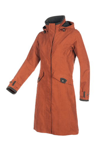 Chelsea - Manteau champêtre tendance pour femmes Terracotta (E43)