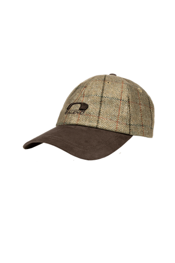 [896BB8MDT] Edward - Casquette en tweed imprimé Carreaux khaki (Z65)