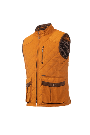 Thames - Stylish quilted bodywarmer men Caramel (C87)