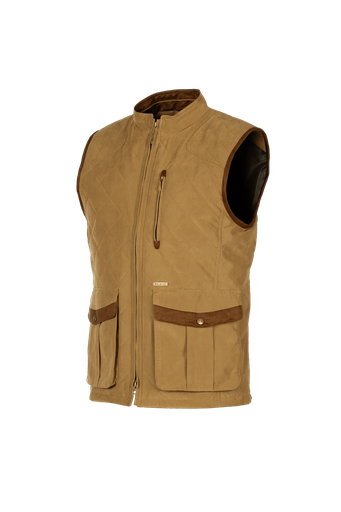Thames - Gilet matelassé stylé pour hommes Camel (E56)