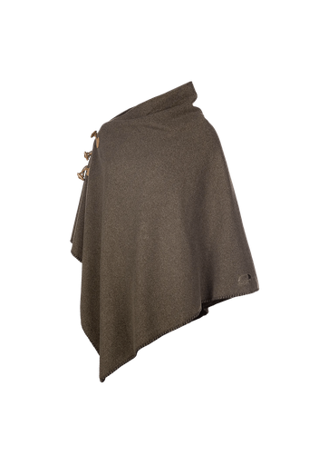 [955BB8TX9] Elite - Fleece-Poncho moosgrün (GW1)
