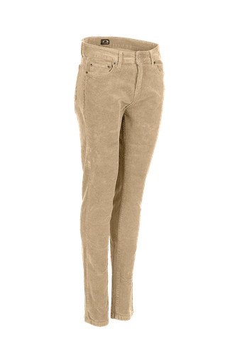 Valentine - Pantalon en velours côtelé pour dames Sable (W51)