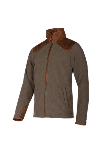 Woodlands - Fancy fleece jacket with waterproof lining for men Moss green (GW1)