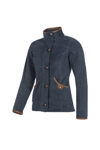 Claire - Fleece blazer voor dames Nachtblauw (BW2)